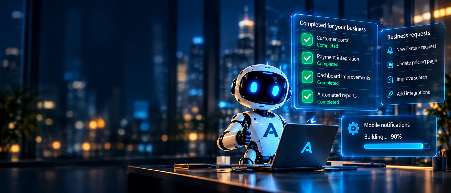 AutoDevTool robot finishing your business requests